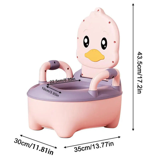 Kids Travel Potty Travel Cute Duck Potty For Indoor Outdoor Kids Moveable Toilet Training Seat For Girls Boys Children Kids
