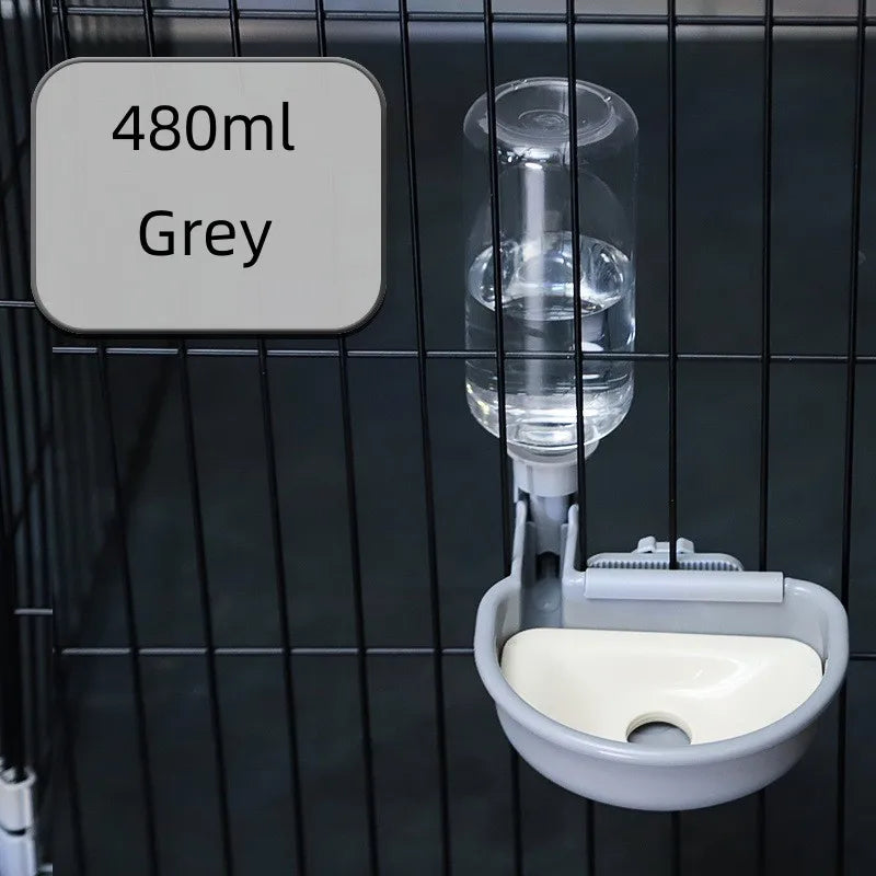 Automatic Pet Bowls Cat Cage Hanging Water Bottle Dispenser Bowl For Puppy Cats Rabbit Dog Feeding Product Pet Supplies